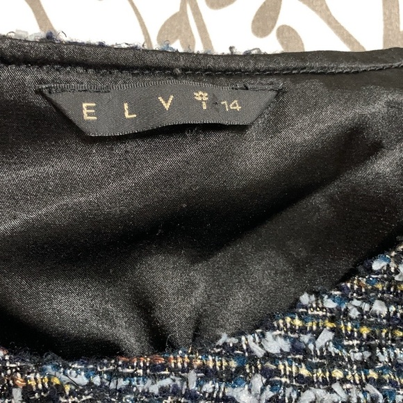 Elvi Wool Blend Multicolor Tweed Blazer - Picture 3 of 10